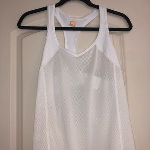 White Athletic Tank Top